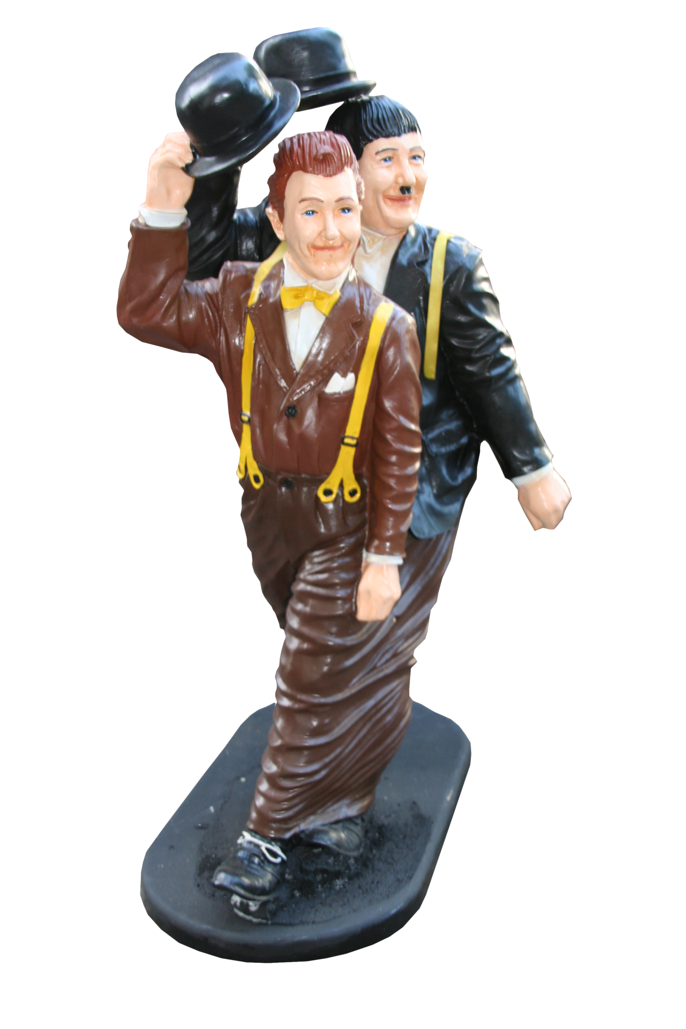 Dekofigur Dick & Doof "N´abend" ca. 40cm